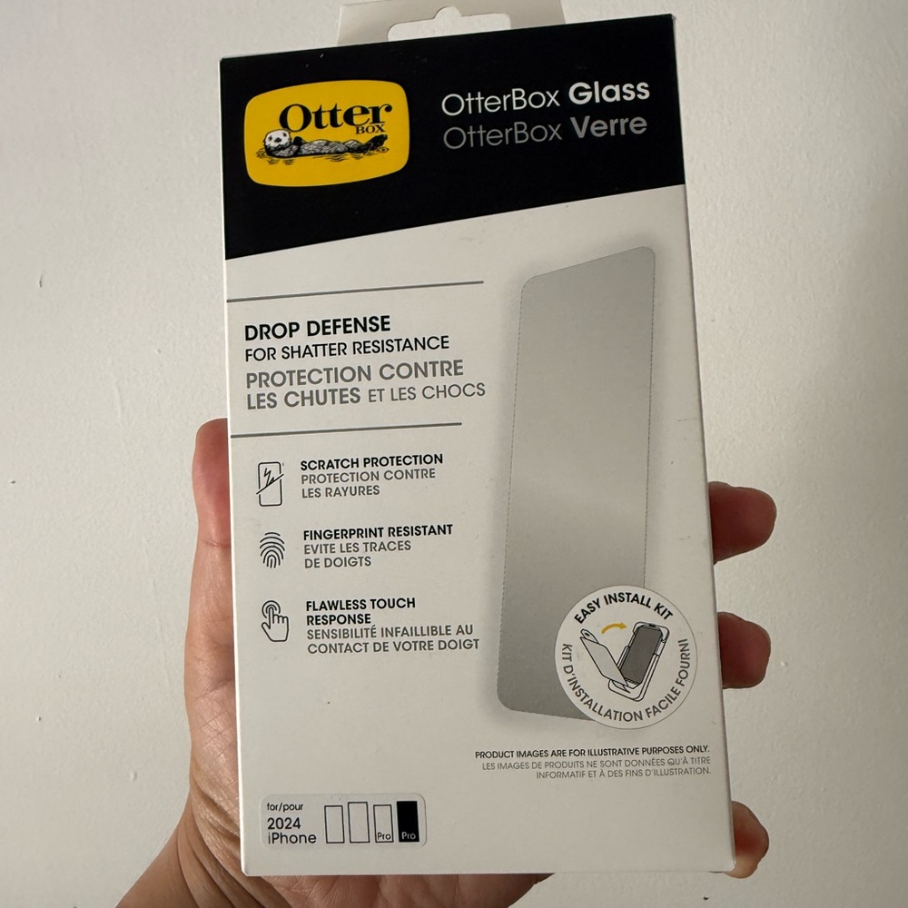 OtterBox Glass Screen Protector with Easy Install Kit - Clear